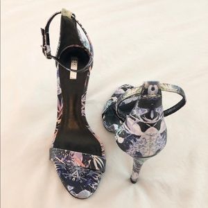 Schutz Floral Pattern Stiletto